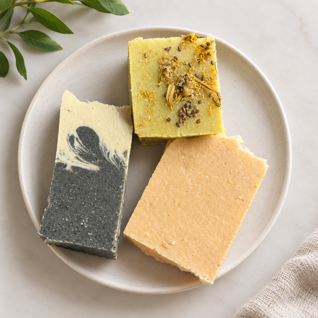 Naomie Finds / 3  Random Small Soap Pieces